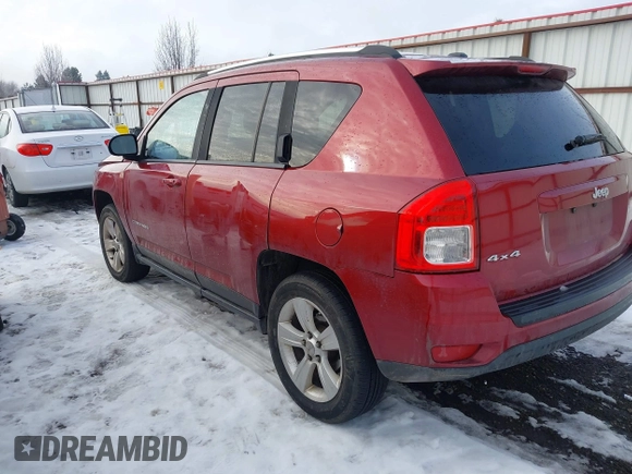 2012 Jeep Compass Sport with VIN 1C4NJDBB7CD630636, listed as a IAAI auction lot 41645305 with 145,260 mi miles. Bid and sale history available at carsss.com. Image 3.