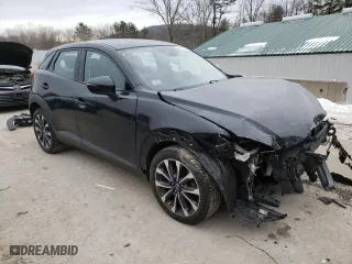 2019 Mazda CX-3 Touring with VIN JM1DKFC7XK1454809, listed as a Copart auction lot 46274145 with 75,255 mi miles and Salvage Title. Bid and sale history available at carsss.com. Image 4.