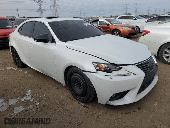 2015 Lexus IS 350 with VIN JTHCE1D24F5007057, listed as a Copart auction lot 41545335 with 73,871 mi miles and Salvage Title. Bid and sale history available at DreamBid. Image 4.