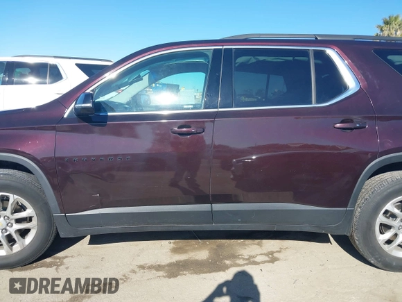 2020 Chevrolet Traverse LT Cloth with VIN 1GNERGKW9LJ319473, listed as a IAAI auction lot 41859216 with 63,159 mi miles. Bid and sale history available at carsss.com. Image 14.
