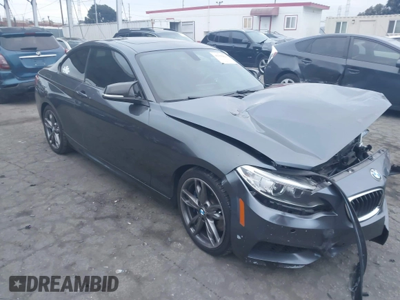 2016 BMW 2 Series M235i with VIN WBA1J7C50GV360395, listed as a IAAI auction lot 41158426 with 81,208 mi miles. Bid and sale history available at carsss.com. Image 1.