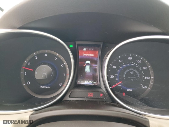 2014 Hyundai Santa Fe Limited with VIN KM8SNDHF9EU056721, listed as a Copart auction lot 49875245 with 54,358 mi miles and Salvage Title. Bid and sale history available at carsss.com. Image 9.