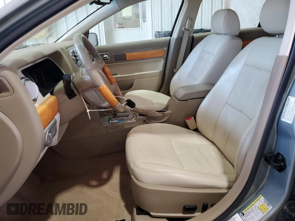 2008 Lincoln MKZ с VIN 3LNHM28T18R606237, выставлен на аукционе Copart как лот 60842745 с пробегом 56 429 миль миль и Списание • Salvage title. История ставок и продаж доступна на DreamBid. Изображение 7.