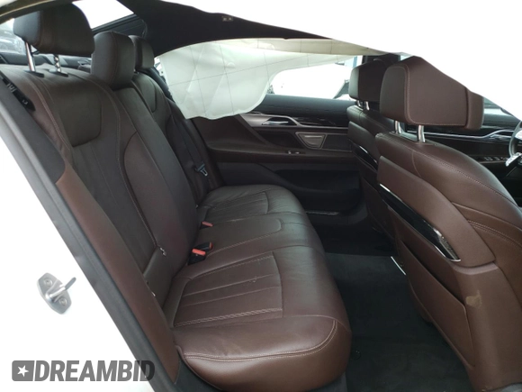 2019 BMW 7 Series 740i with VIN WBA7E2C57KB217178, listed as a Copart auction lot 44289243 with 0 mi miles. Bid and sale history available at carsss.com. Image 10.