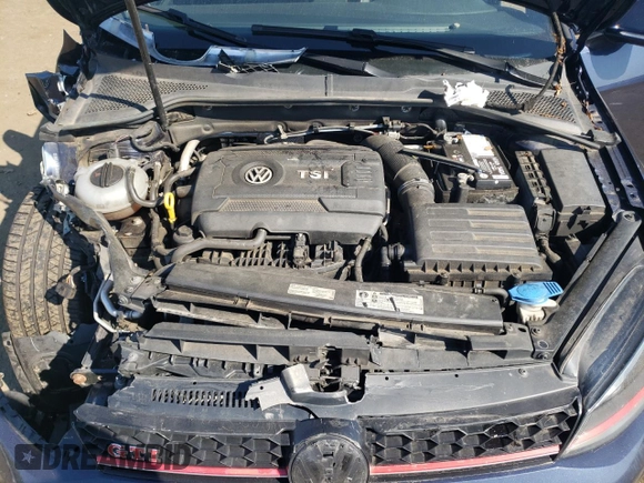 2017 Volkswagen Golf GTI Autobahn with VIN 3VW547AU9HM076925, listed as a Copart auction lot 69679594 with 99,653 mi miles and Salvage Title. Bid and sale history available at carsss.com. Image 11.