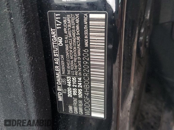 2012 Mercedes-Benz C 250 Sport z VIN WDDGF4HB0CR209206, wystawiony jako Copart lot #56493865 z przebiegiem 98 888 mil mil oraz Szkoda całkowita • Salvage title. Historia ofert i sprzedaży dostępna na DreamBid. Obrazek 12.