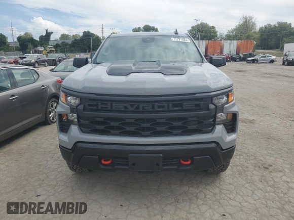 2024 Chevrolet Silverado 1500 Custom Trail Boss with VIN 3GCPDCEK4RG180378, listed as a Copart auction lot 71771424 with 7,590 mi miles and Salvage Title. Bid and sale history available at carsss.com. Image 5.