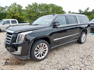 2019 Cadillac Escalade ESV Premium Luxury with VIN 1GYS4JKJ6KR134481, listed as a Copart auction lot 60434235 with 80,225 mi miles and Salvage title. Bid and sale history available at DreamBid. Image 1.