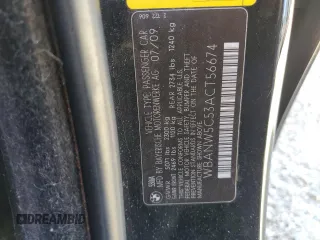 2010 BMW 5 Series 550i with VIN WBANW5C53ACT56674, listed as a Copart auction lot 70927084 with 129,722 mi miles and Salvage Title. Bid and sale history available at DreamBid. Image 12.