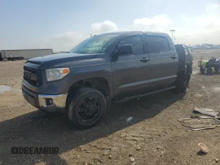 2016 Toyota Tundra SR5 with VIN 5TFEM5F1XGX102253, listed as a Copart auction lot 55295405 with 129,468 mi miles and Salvage title. Bid and sale history available at DreamBid. Image 1.