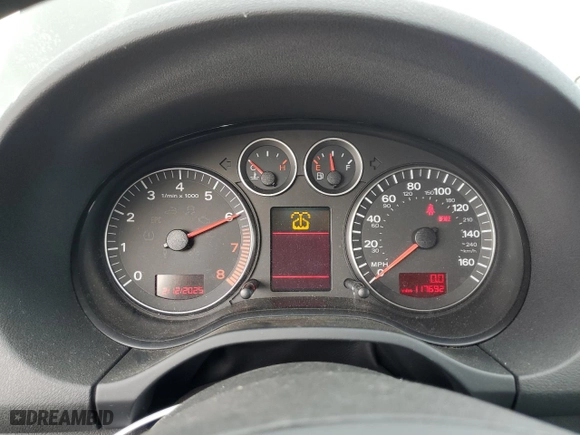 2008 Audi A3 with VIN WAUHF78P18A130657, listed as a Copart auction lot 45312365 with 117,692 mi miles and Salvage Title. Bid and sale history available at carsss.com. Image 9.