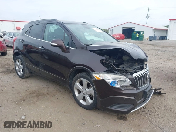 2016 Buick Encore with VIN KL4CJASB9GB739438, listed as a IAAI auction lot 41945827 with 62,626 mi miles. Bid and sale history available at carsss.com. Image 1.