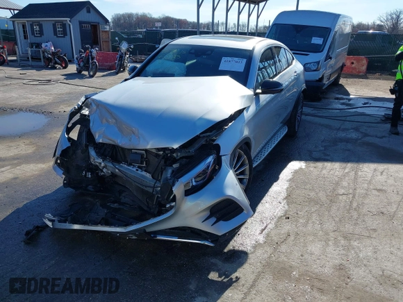2018 Mercedes-Benz GLC with VIN WDC0J4KB2JF295176, listed as a IAAI auction lot 41877015 with 76,504 mi miles. Bid and sale history available at carsss.com. Image 20.