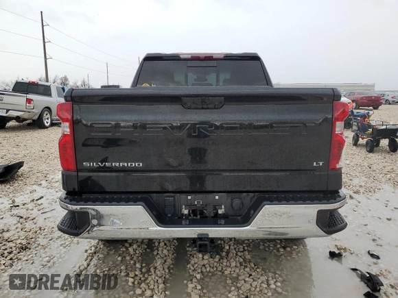 2024 Chevrolet Silverado 1500 LT with VIN 3GCPACED7RG223377, listed as a Copart auction lot 43159535 with 6,296 mi miles and Salvage Title. Bid and sale history available at DreamBid. Image 6.