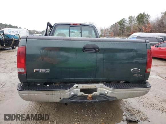 2002 Ford F-150 XL with VIN 1FTRF17W42NB09833, listed as a Copart auction lot 44682545 with 0 mi miles and Salvage Title. Bid and sale history available at carsss.com. Image 6.