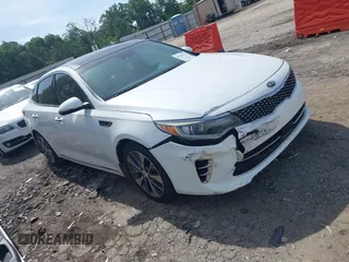 2016 Kia Optima SXL Turbo with VIN 5XXGV4L29GG032247, listed as a IAAI auction lot 42181337 with 140,391 mi miles and . Bid and sale history available at DreamBid. Image 1.