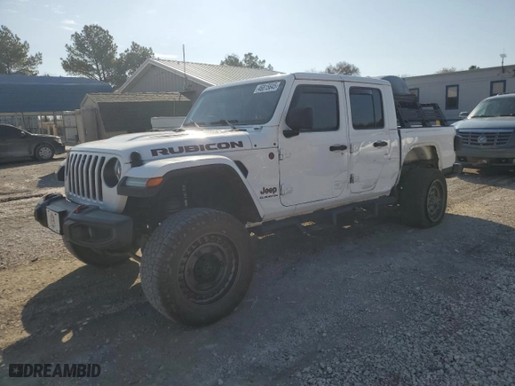 2022 Jeep Gladiator Rubicon with VIN 1C6JJTBG5NL124856, listed as a Copart auction lot 46815645 with 86,756 mi miles and Salvage Title. Bid and sale history available at carsss.com. Image 1.
