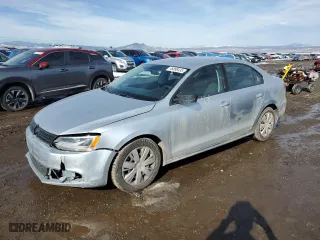2012 Volkswagen Jetta Sedan S with VIN 3VW2K7AJ8CM384630, listed as a Copart auction lot 46898435 with 131,819 mi miles and Salvage Title. Bid and sale history available at carsss.com. Image 1.