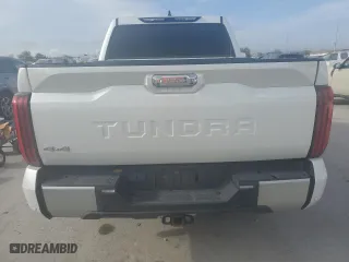 2022 Toyota Tundra 4WD Limited with VIN 5TFJA5DB2NX004558, listed as a Copart auction lot 43332955 with 46,341 mi miles and Salvage Title. Bid and sale history available at carsss.com. Image 6.