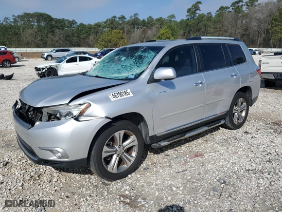 2011 Toyota Highlander Limited with VIN 5TDYK3EH8BS031350, listed as a Copart auction lot 46790185 with 181,032 mi miles and Salvage Title. Bid and sale history available at carsss.com. Image 1.