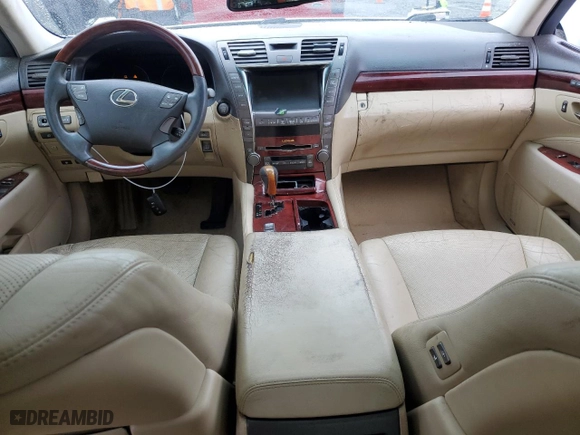 2009 Lexus LS 460 with VIN JTHBL46F795089860, listed as a Copart auction lot 51460135 with NaN miles and Clean Title. Bid and sale history available at carsss.com. Image 8.
