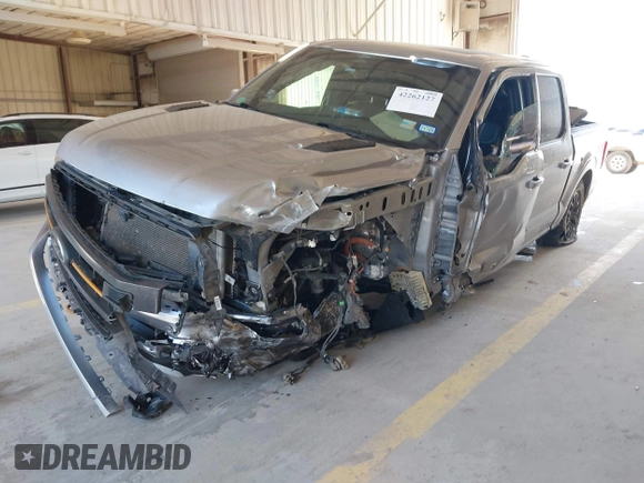 2022 Ford F-150 XL with VIN 1FTEW1E87NFC14464, listed as a IAAI auction lot 42262127 with 39,614 mi miles and . Bid and sale history available at DreamBid. Image 2.