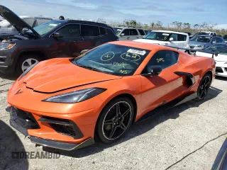 2020 Chevrolet Corvette 2LT with VIN 1G1Y72D41L5102561, listed as a Copart auction lot 74697964 with 0 mi miles and Non Repairable. Bid and sale history available at carsss.com. Image 1.