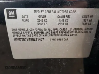 2008 Cadillac CTS AWD w/1SB with VIN 1G6DT57V180211407, listed as a Copart auction lot 65018724 with 178,389 mi miles and Salvage Title. Bid and sale history available at carsss.com. Image 14.