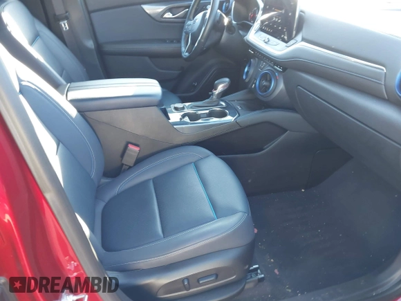2023 Chevrolet Blazer RS with VIN 3GNKBKRS3PS220035, listed as a IAAI auction lot 41335553 with 21,739 mi miles and . Bid and sale history available at DreamBid. Image 5.