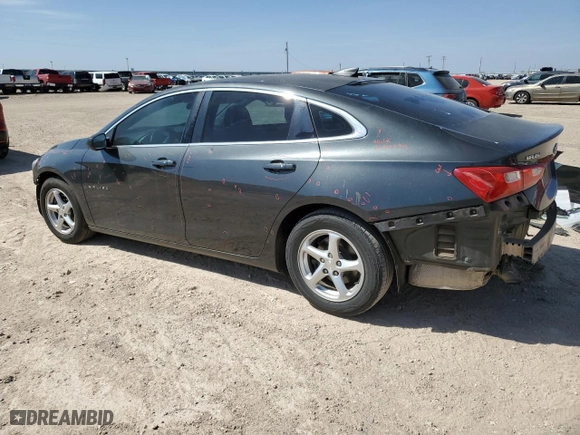 2017 Chevrolet Malibu LS with VIN 1G1ZB5ST2HF118168, listed as a Copart auction lot 51213695 with 143,106 mi miles and Salvage Title. Bid and sale history available at carsss.com. Image 2.