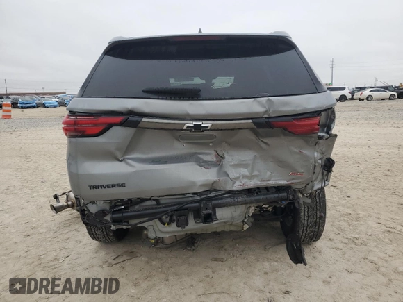 2023 Chevrolet Traverse RS with VIN 1GNERJKW3PJ207187, listed as a Copart auction lot 43907155 with 16,058 mi miles and Salvage Title. Bid and sale history available at carsss.com. Image 6.