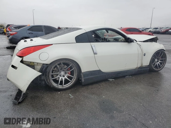 2004 Nissan 350Z Enthusiast with VIN JN1AZ34D94M102763, listed as a Copart auction lot 45170465 with 132,133 mi miles and Salvage Title. Bid and sale history available at DreamBid. Image 3.