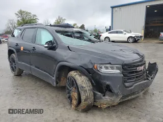 2022 GMC Acadia SLT with VIN 1GKKNUL49NZ103201, listed as a Copart auction lot 50155634 with Not provided miles and Salvage title. Bid and sale history available at DreamBid. Image 4.