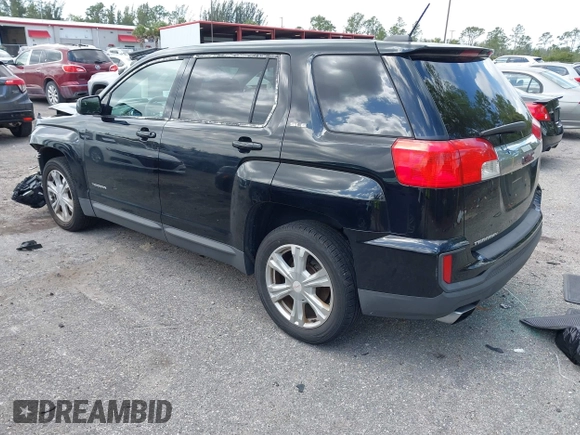 2017 GMC Terrain SLE with VIN 2GKALMEK8H6157764, listed as a IAAI auction lot 41879423 with 95,745 mi miles. Bid and sale history available at carsss.com. Image 3.