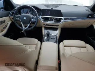 2020 BMW 3 Series 330i with VIN 3MW5R1J01L8B13902, listed as a Copart auction lot 59869625 with 54,992 mi miles and Salvage title. Bid and sale history available at DreamBid. Image 8.