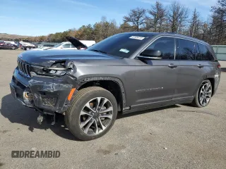 2022 Jeep Grand Cherokee Overland with VIN 1C4RJHDG7N8628396, listed as a Copart auction lot 45185415 with 61,032 mi miles and Salvage title. Bid and sale history available at DreamBid. Image 1.