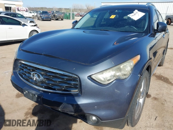 2009 Infiniti FX with VIN JNRAS18U19M100853, listed as a IAAI auction lot 38981593 with 204,236 mi miles and . Bid and sale history available at DreamBid. Image 6.