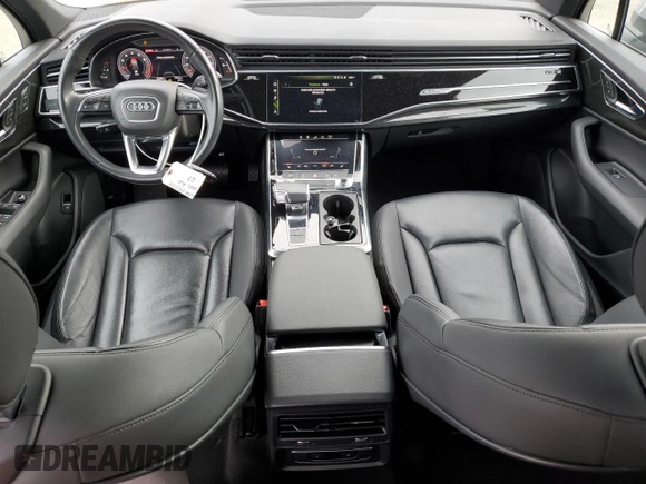2020 Audi Q7 Premium with VIN WA1AJAF70LD008733, listed as a Copart auction lot 53377775 with 62,285 mi miles and Salvage title. Bid and sale history available at DreamBid. Image 8.