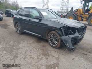 2021 BMW X3 M40i with VIN 5UXTY9C02M9H86750, listed as a IAAI auction lot 42051129 with 42,000 mi miles. Bid and sale history available at carsss.com. Image 1.