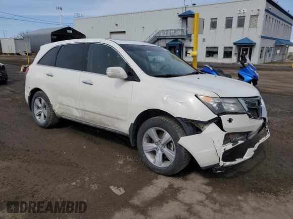 2012 Acura MDX Advance with VIN 2HNYD2H62CH001480, listed as a Copart auction lot 52713375 with 295,995 mi miles and Salvage title. Bid and sale history available at DreamBid. Image 4.
