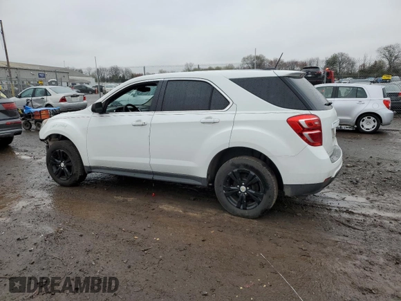 2016 Chevrolet Equinox LS with VIN 2GNALBEK9G1128731, listed as a Copart auction lot 51890585 with 93,980 mi miles and Salvage Title. Bid and sale history available at carsss.com. Image 2.