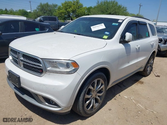 2017 Dodge Durango SXT with VIN 1C4RDHAG8HC732554, listed as a IAAI auction lot 42021179 with 117,304 mi miles. Bid and sale history available at carsss.com. Image 2.