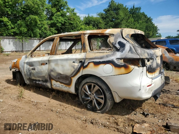 2014 Infiniti QX60 с VIN 5N1AL0MN4EC544956, выставлен на аукционе Copart как лот 59583785 с пробегом Не указан миль и Списание • Salvage title. История ставок и продаж доступна на DreamBid. Изображение 2.