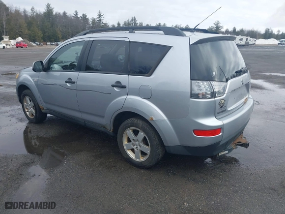 2007 Mitsubishi Outlander LS with VIN JA4MT31X97Z004392, listed as a IAAI auction lot 41727465 with 202,503 mi miles. Bid and sale history available at carsss.com. Image 3.