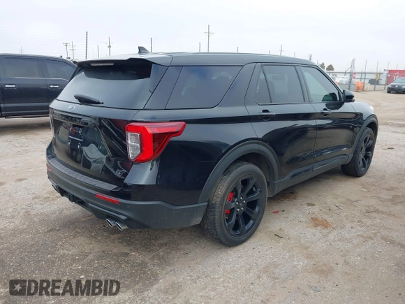 2022 Ford Explorer ST with VIN 1FM5K8GC5NGB16819, listed as a IAAI auction lot 41500690 with 53,961 mi miles. Bid and sale history available at carsss.com. Image 4.