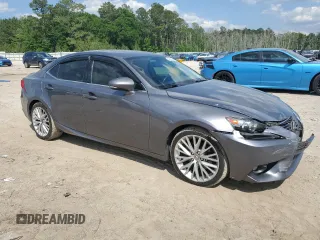 2015 Lexus IS 250 with VIN JTHBF1D20F5063134, listed as a Copart auction lot 54913825 with 123,287 mi miles and Salvage title. Bid and sale history available at DreamBid. Image 4.