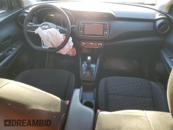 2022 Nissan Kicks S with VIN 3N1CP5BV2NL474902, listed as a Copart auction lot 88274805 with Not Provided miles and Non Repairable. Bid and sale history available at DreamBid. Image 8.
