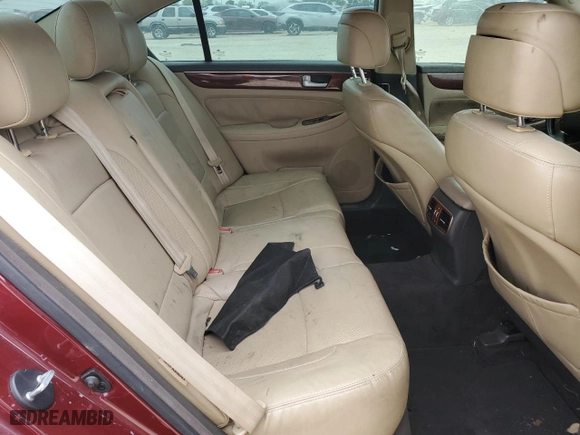 2012 Hyundai Genesis 3.8L with VIN KMHGC4DD5CU192261, listed as a Copart auction lot 51508465 with 0 mi miles and Salvage Title. Bid and sale history available at carsss.com. Image 11.