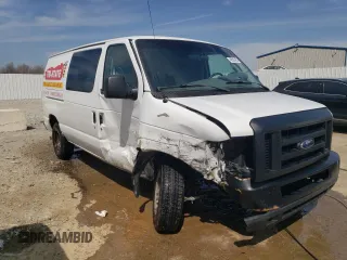 2008 Ford Econoline Cargo Commercial with VIN 1FTNE14W88DA08069, listed as a Copart auction lot 48592425 with 198,699 mi miles and Salvage title. Bid and sale history available at DreamBid. Image 4.