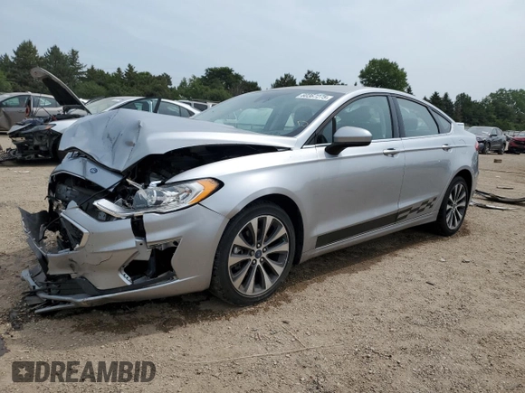 2020 Ford Fusion SE with VIN 3FA6P0T90LR254009, listed as a Copart auction lot 60367275 with 42,950 mi miles and Salvage title. Bid and sale history available at DreamBid. Image 1.